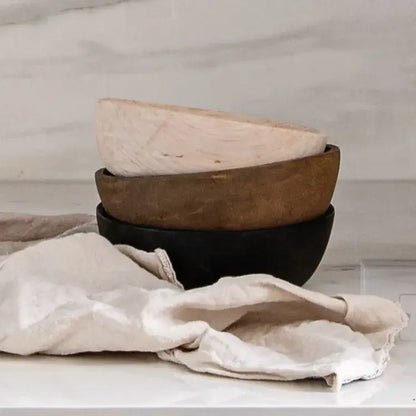 Hand Carved 6″ Elube Bowl