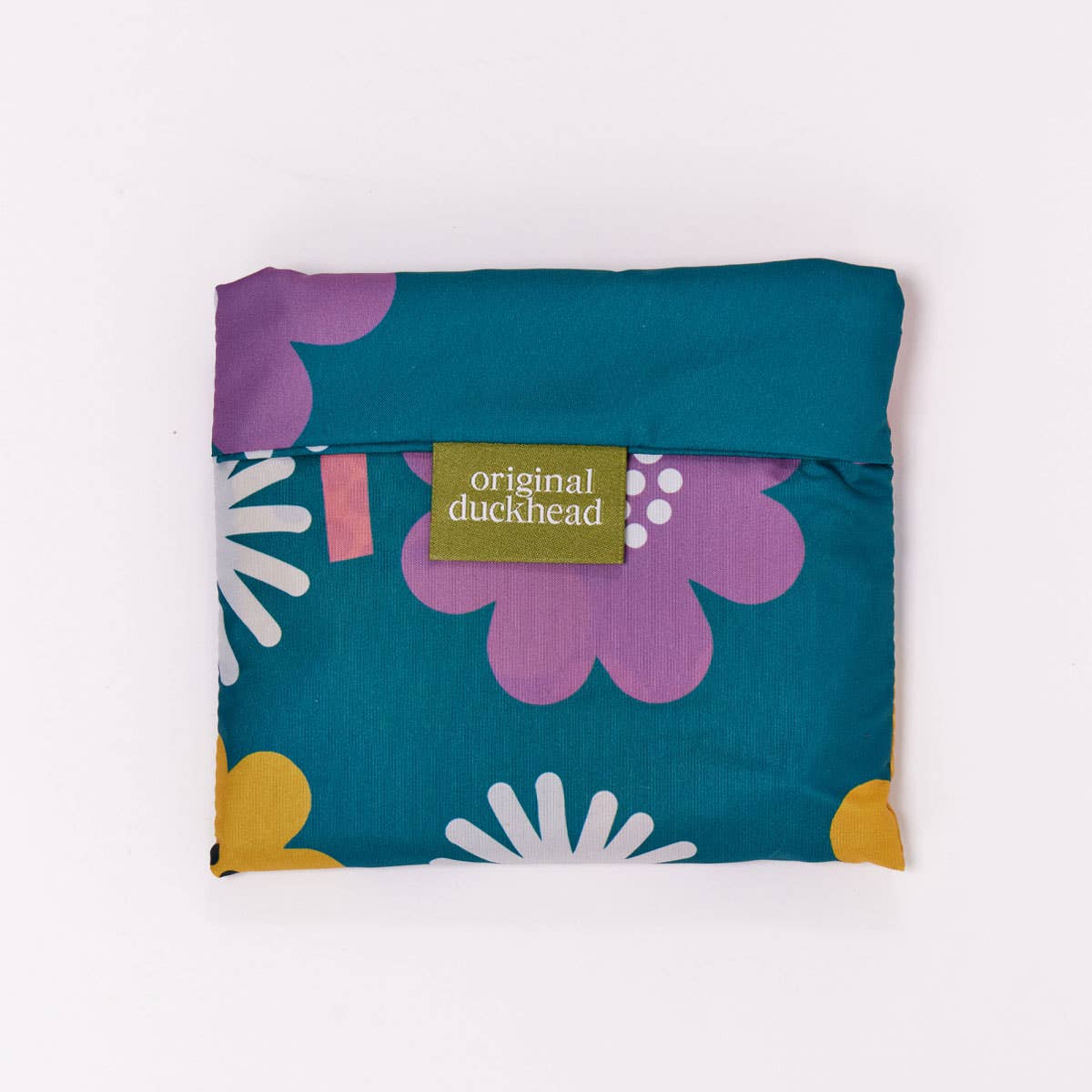 Bloom Blue Flower Print Eco-Friendly Foldable Shopping Bag
