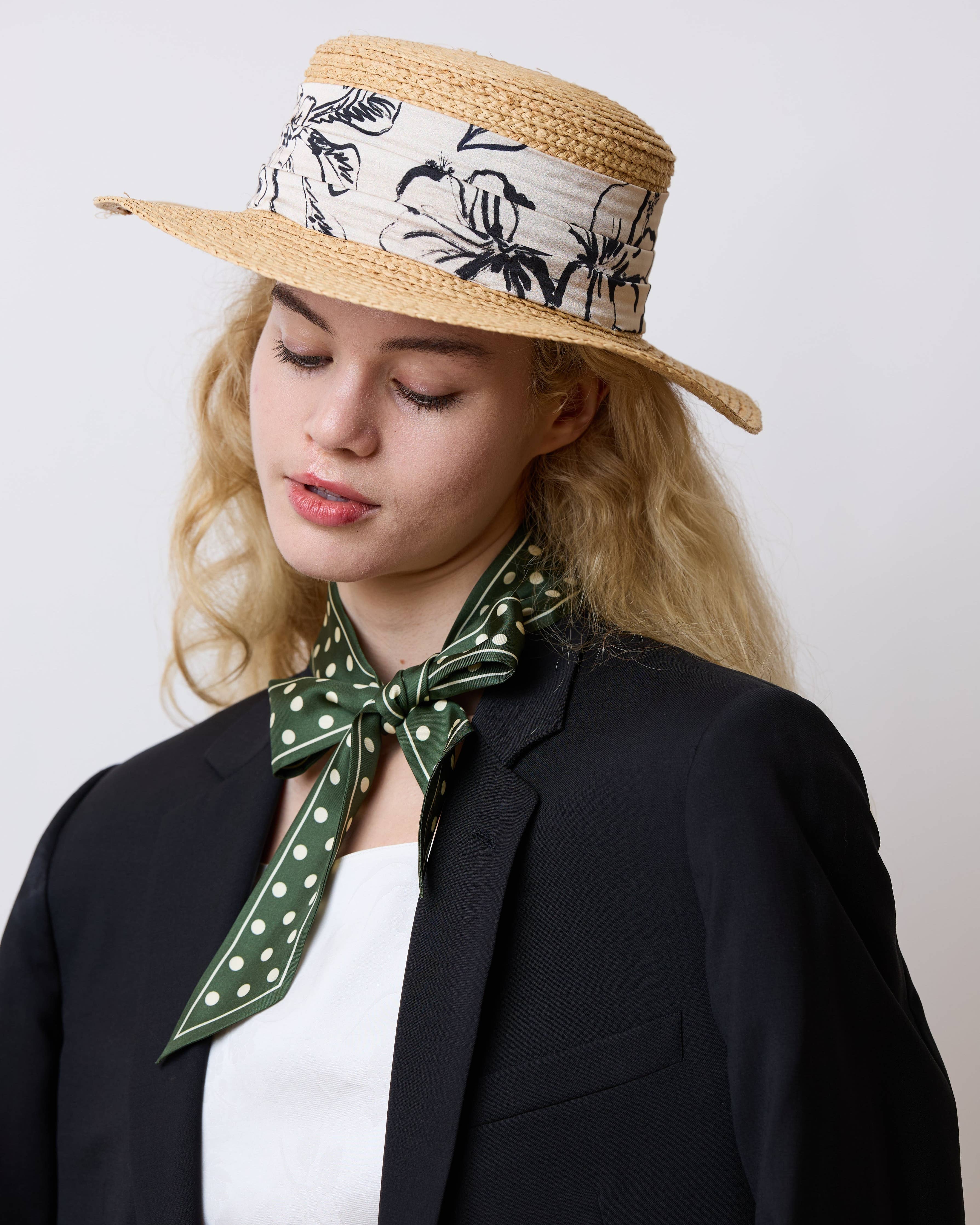 Island Sun Hat with Ribbon Band