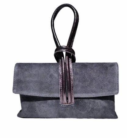 BETTY Suede & Metallic Crossbody Bag JIJOU CAPRI