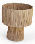 Natural raffia lamp, raffia lampshade, TABLE LAMPSHADES