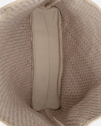 Taylor | Woven Leather Tote Bag