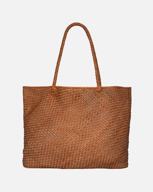 Taylor | Woven Leather Tote Bag
