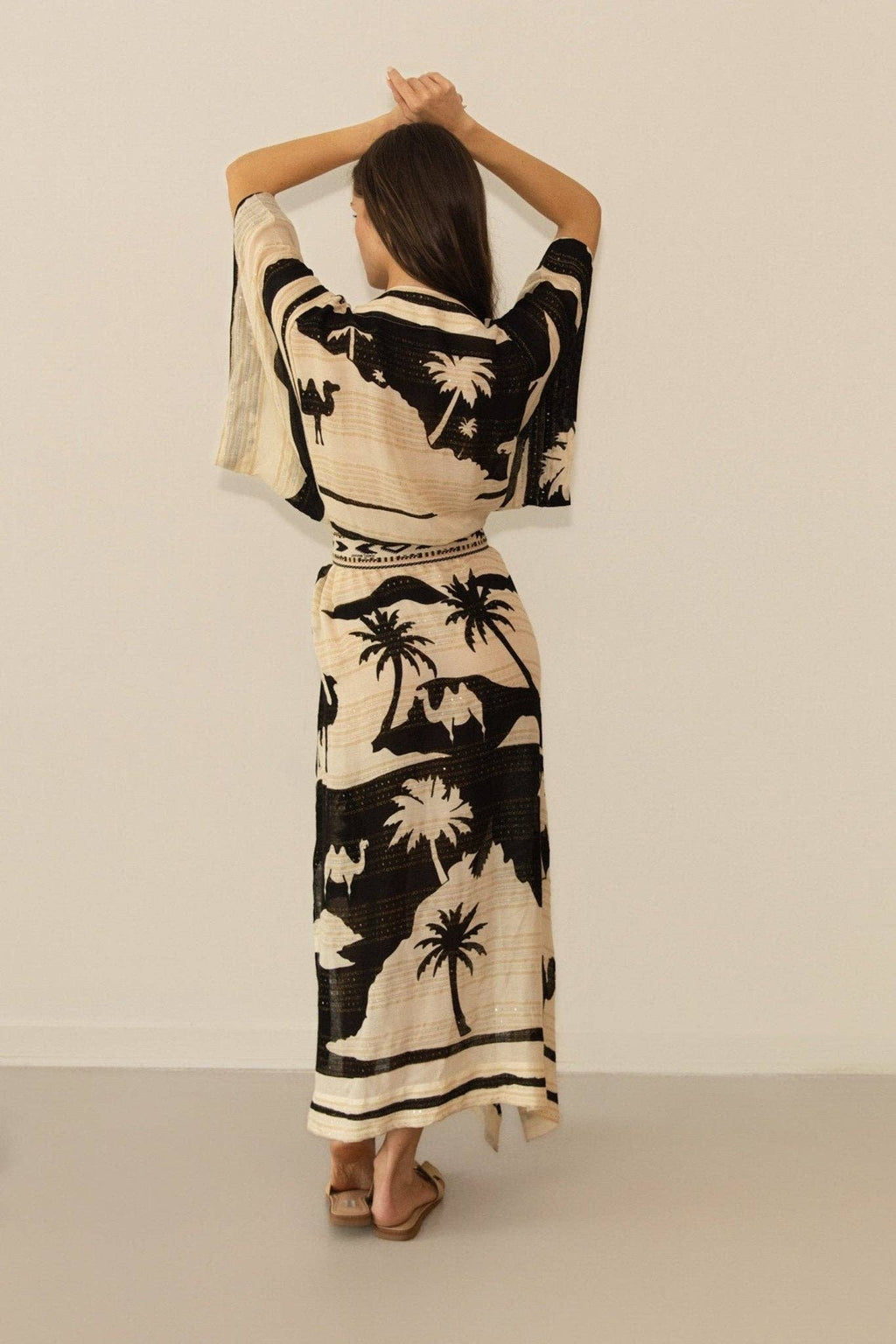 Kha Kimono in Nero