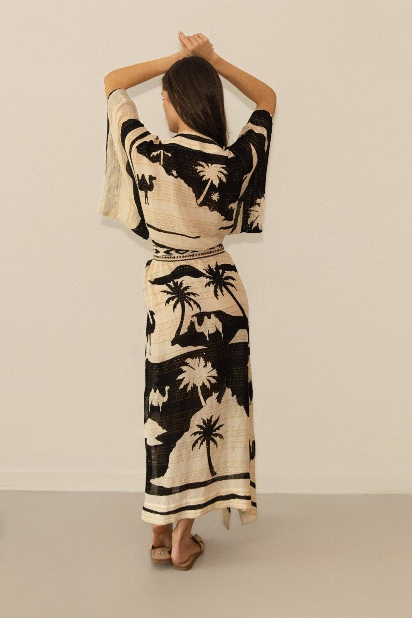 Kha Kimono in Nero