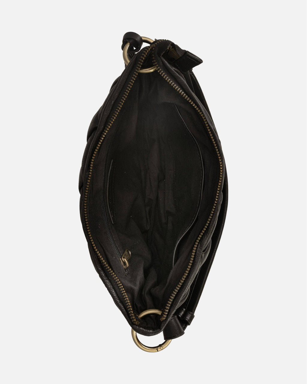 Wang | Woven Leather Shoulder Bag