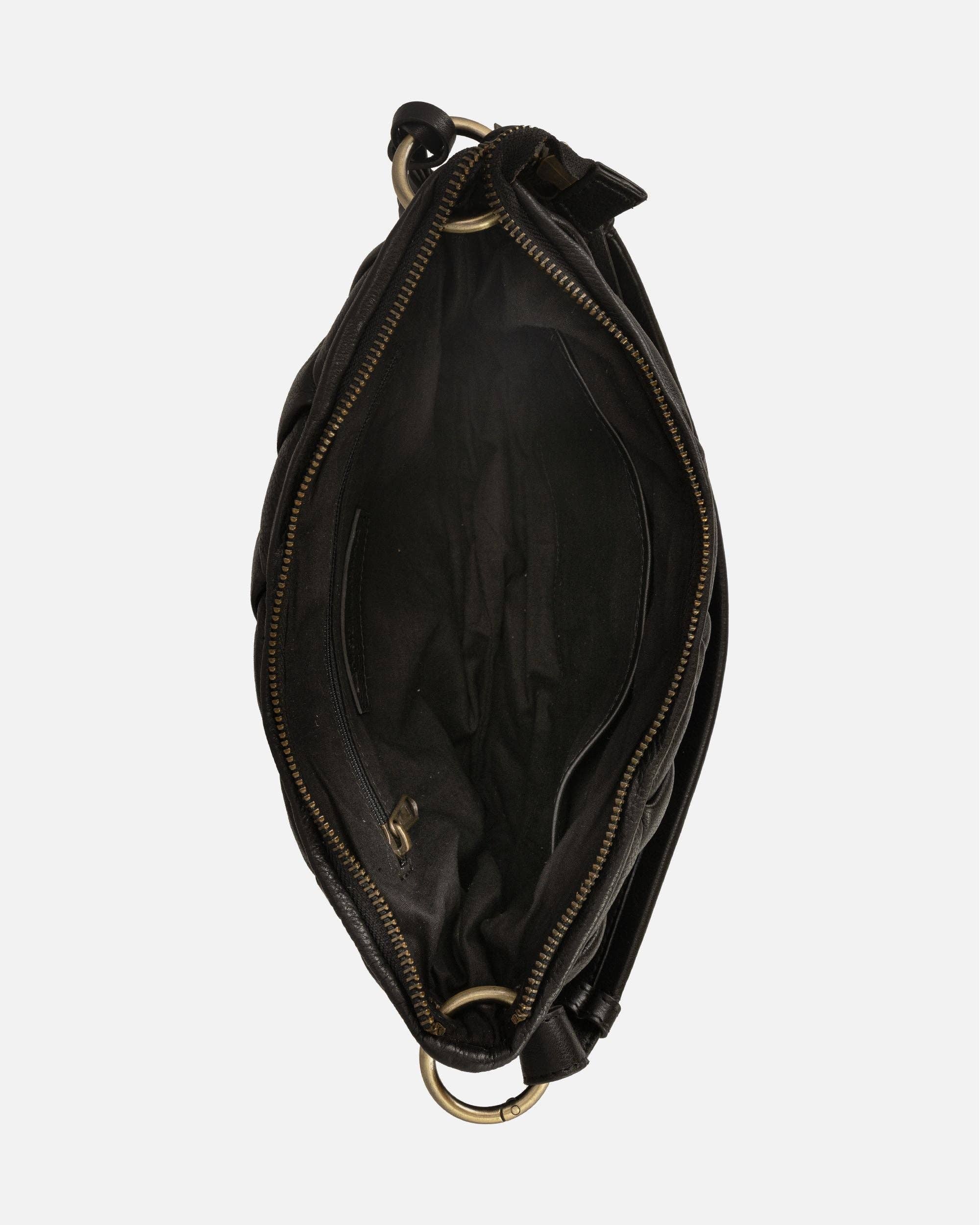 Wang | Woven Leather Shoulder Bag