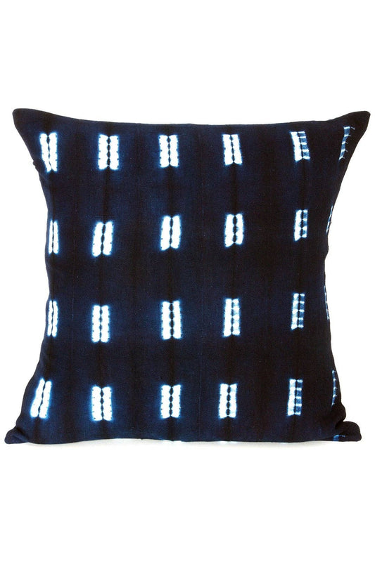 Malian Decorative Indigo Pillow Cover