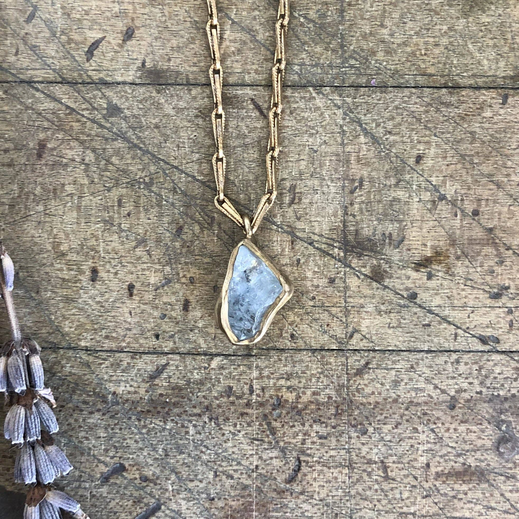 Guardian Pendant - Aquamarine