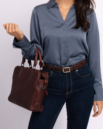 Blom | Vintage Leather Laptop Bag