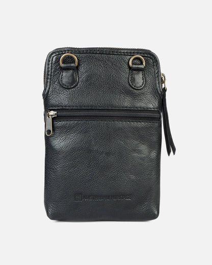 Milder | Full Grain Leather Crossbody Phone Zip Bag Women