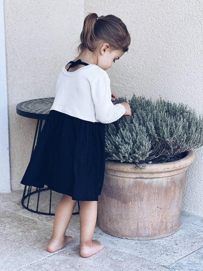 Christmas Baby / Kids Girl Knitted Dress 100% Cotton