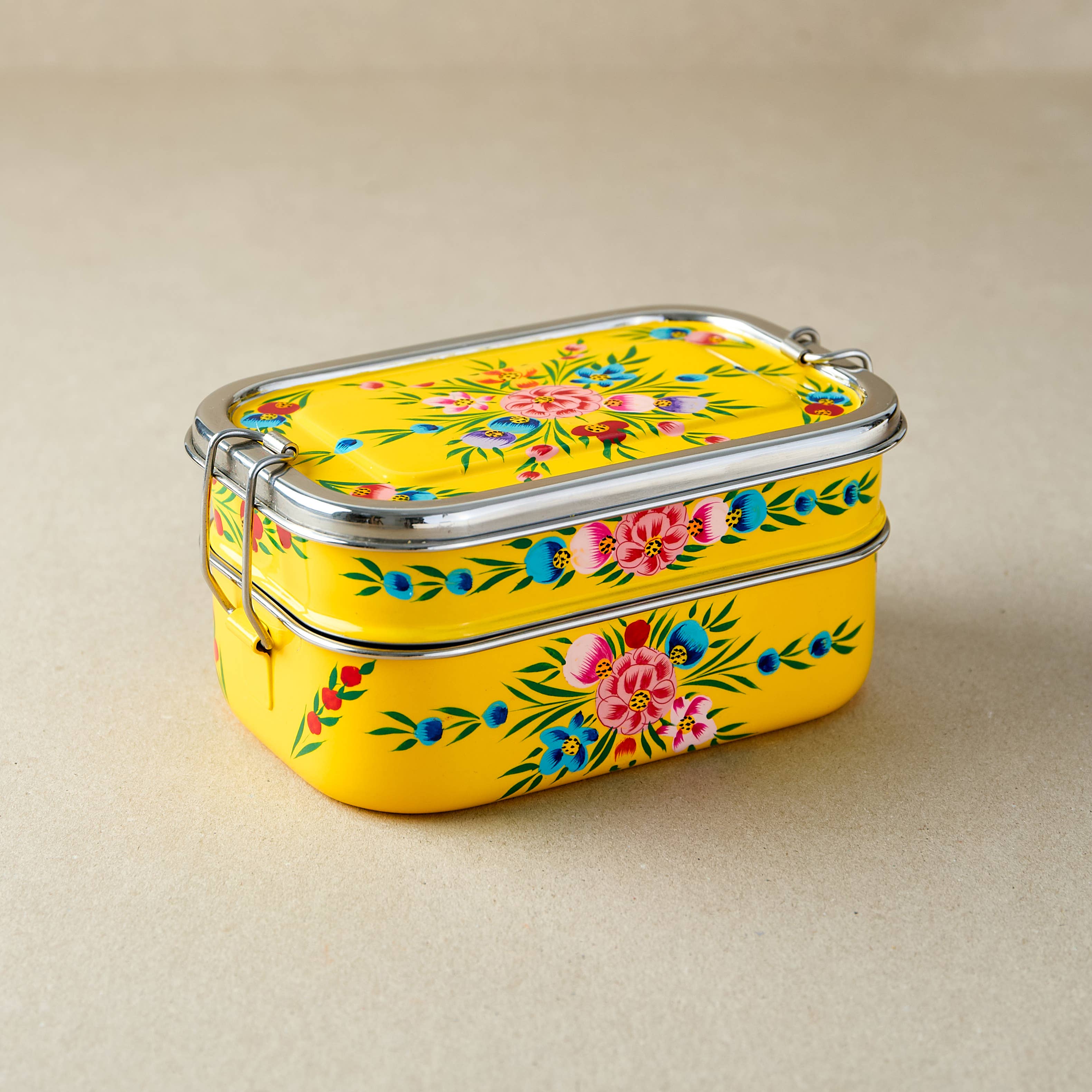 Tiffin-Style Lunchbox | Yellow Garland
