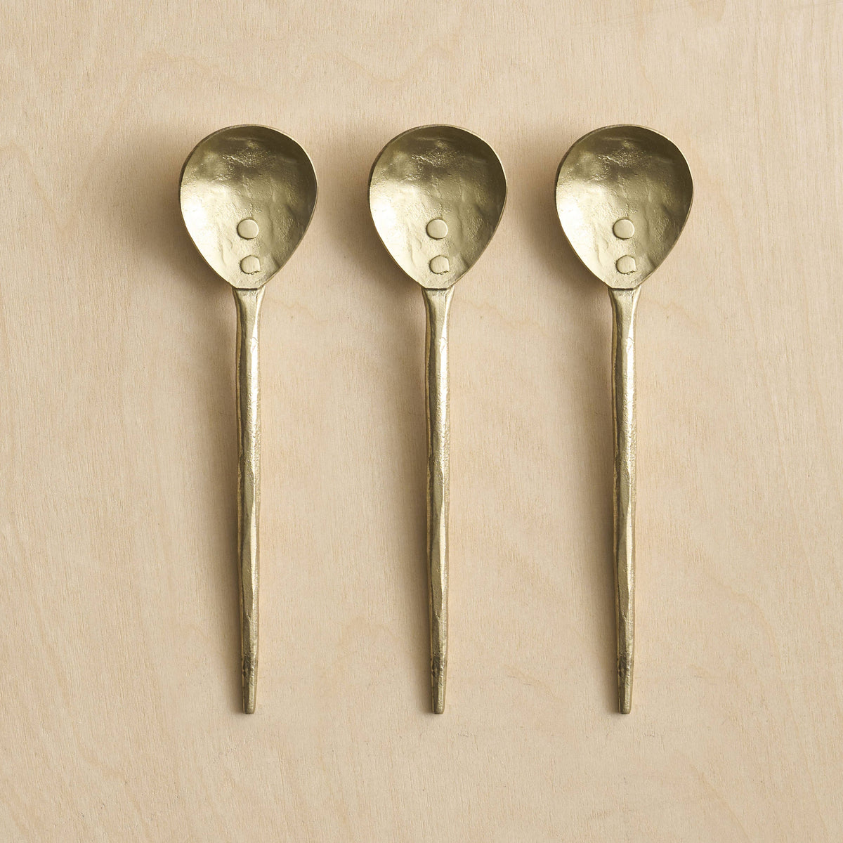 Forge Brass Small Spoon Set of 2