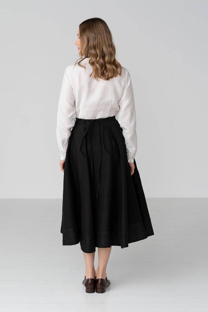 Wrap – Full-Circle Linen Skirt