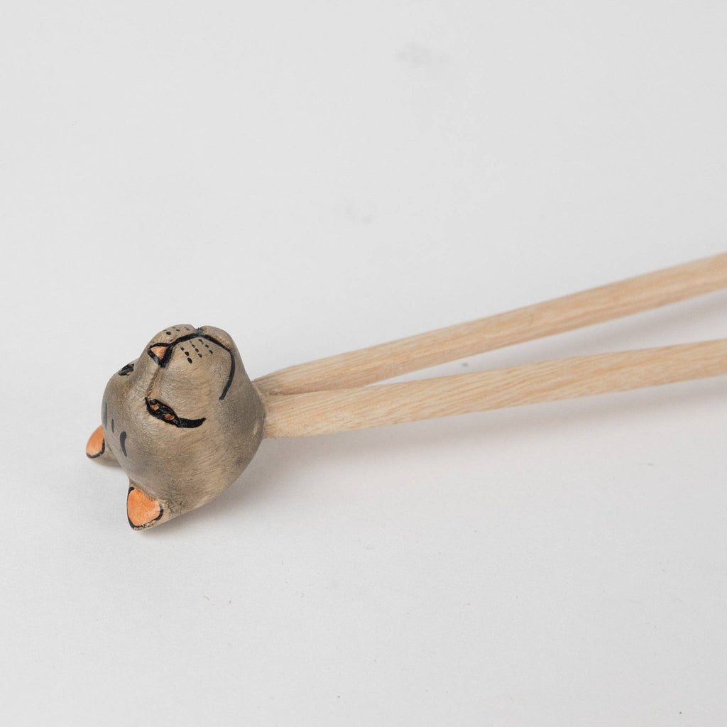 Training Chopsticks  with Cat