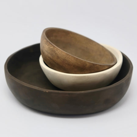 Hand Carved 6″ Elube Bowl