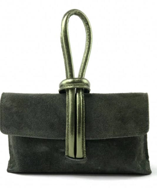 BETTY Suede & Metallic Crossbody Bag JIJOU CAPRI