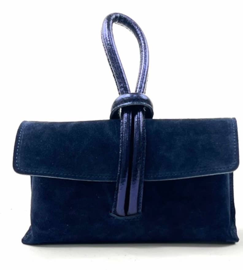 BETTY Suede & Metallic Crossbody Bag JIJOU CAPRI