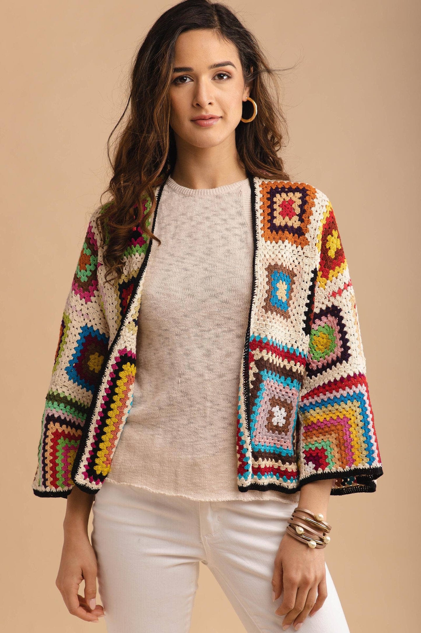 Granny Crochet Jacket Short