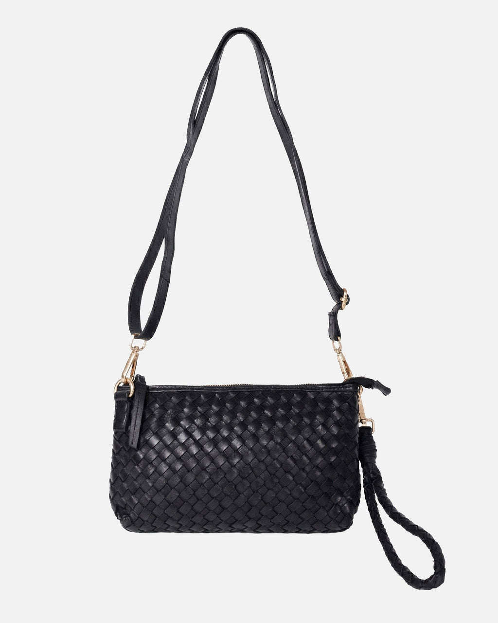 Fabrie | Woven Leather Crossbody Bag