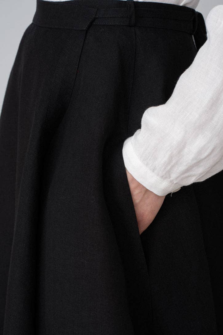 Wrap – Full-Circle Linen Skirt
