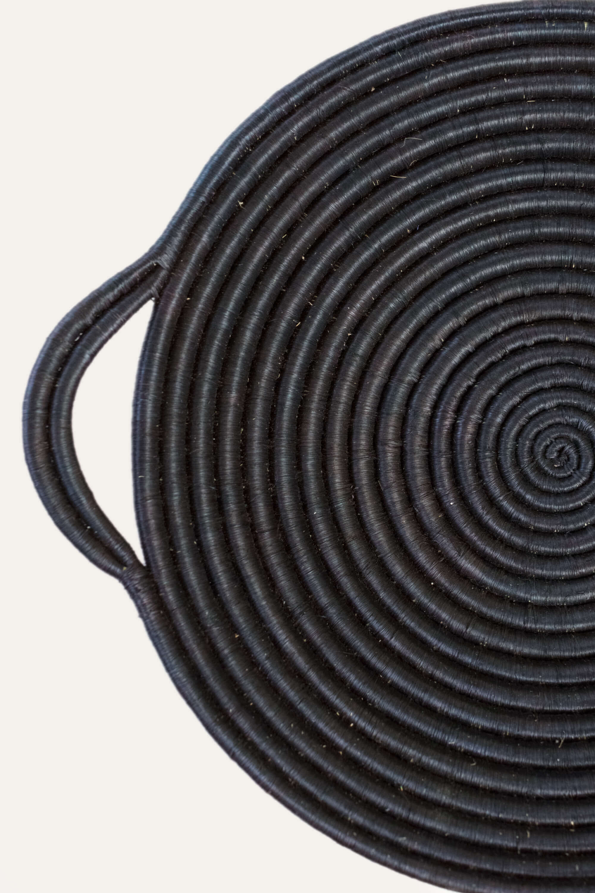 Double Handle Bowl Black