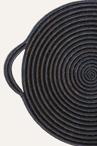 Double Handle Bowl Black