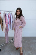 Vine Maxi Dress With Belt