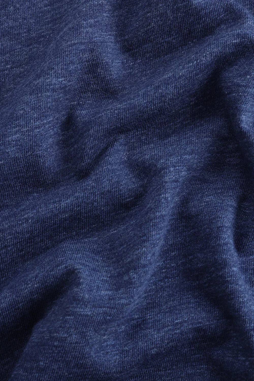 Men’s Polished Long-Sleeve Polo - Maritime Blue