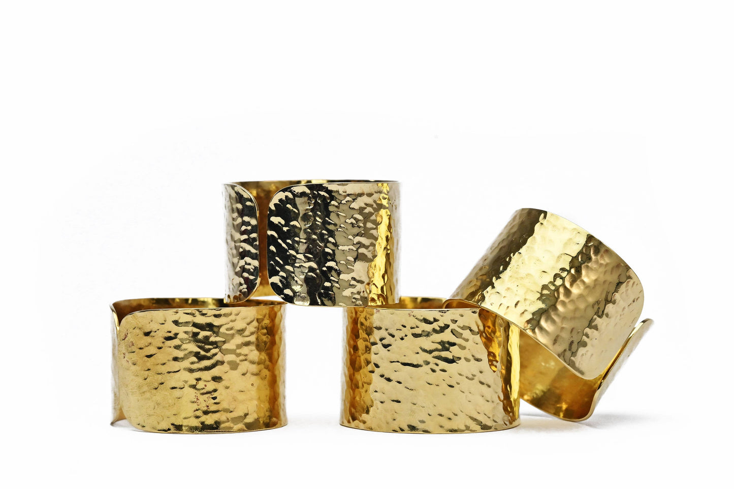 Napkin Rings, brass