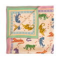 "Neon Tigers" Large Silk Scarf