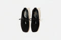 KATY BLACK – Soft Leather Flats with Front Tie