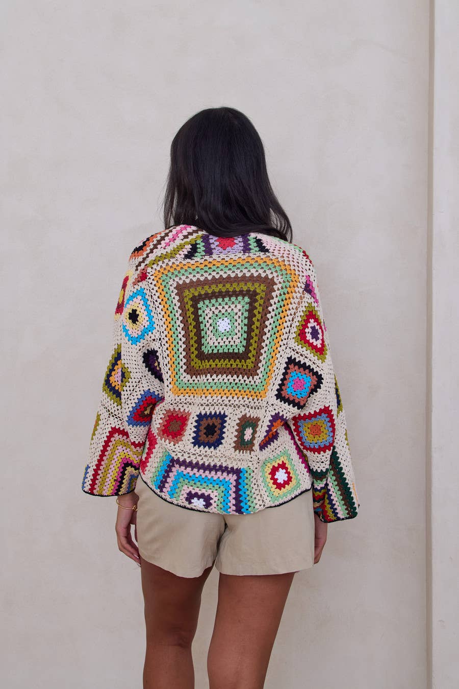 Granny Crochet Jacket Short