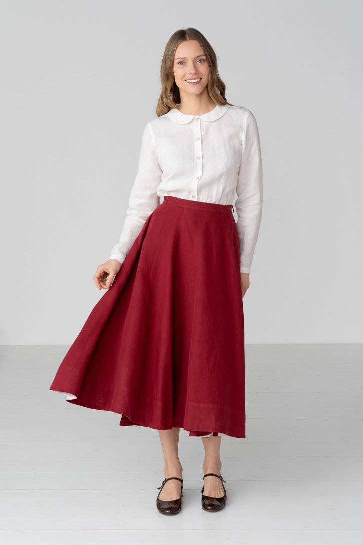 Wrap – Full-Circle Linen Skirt