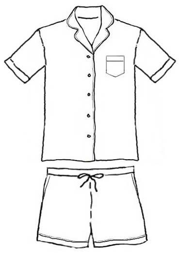 Kensington Stripe-Blue Short Sleeve Shorty Pajamas