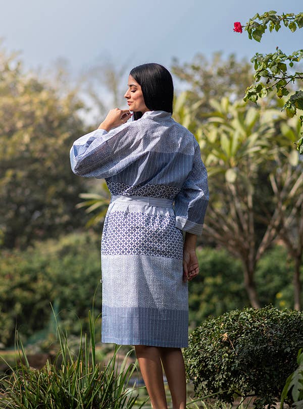Santorini Cotton Kimono