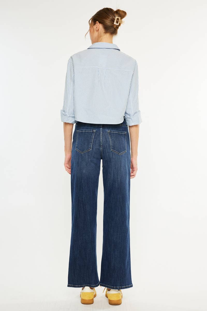 High Rise Wide Leg Jeans
