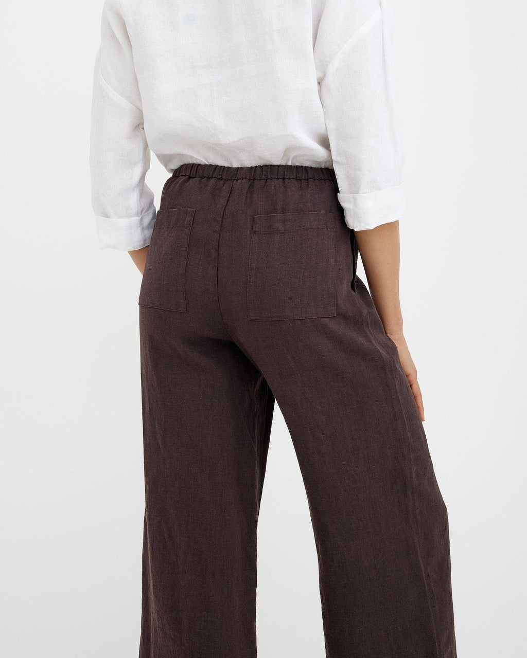 Linen Pants En Espresso
