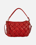 Wang | Woven Leather Shoulder Bag