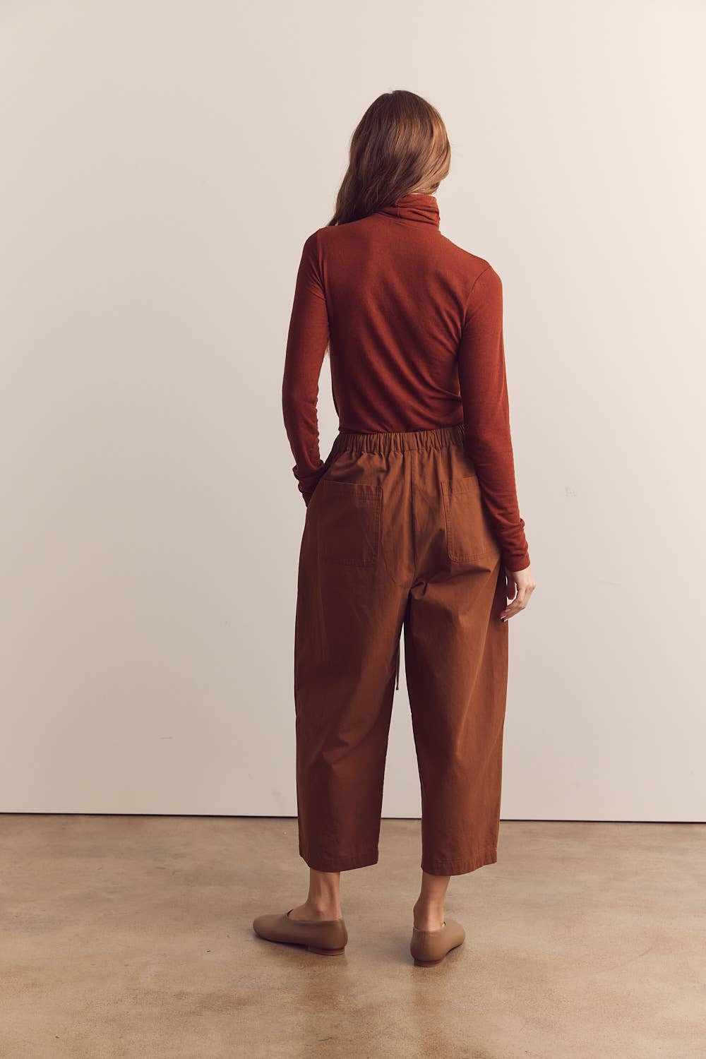 Pleated Dawstring Pants