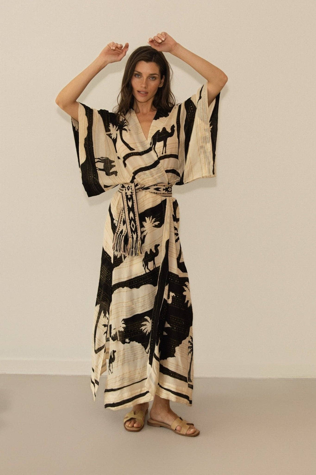 Kha Kimono in Nero