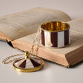 Sarkas Mother of Pearl Circus Tent Box - Maroon