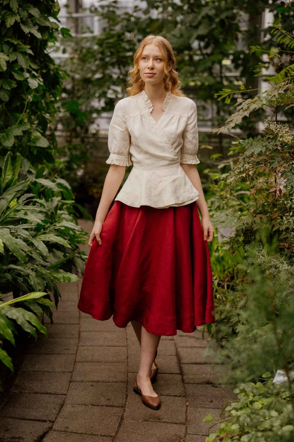 Wrap – Full-Circle Linen Skirt