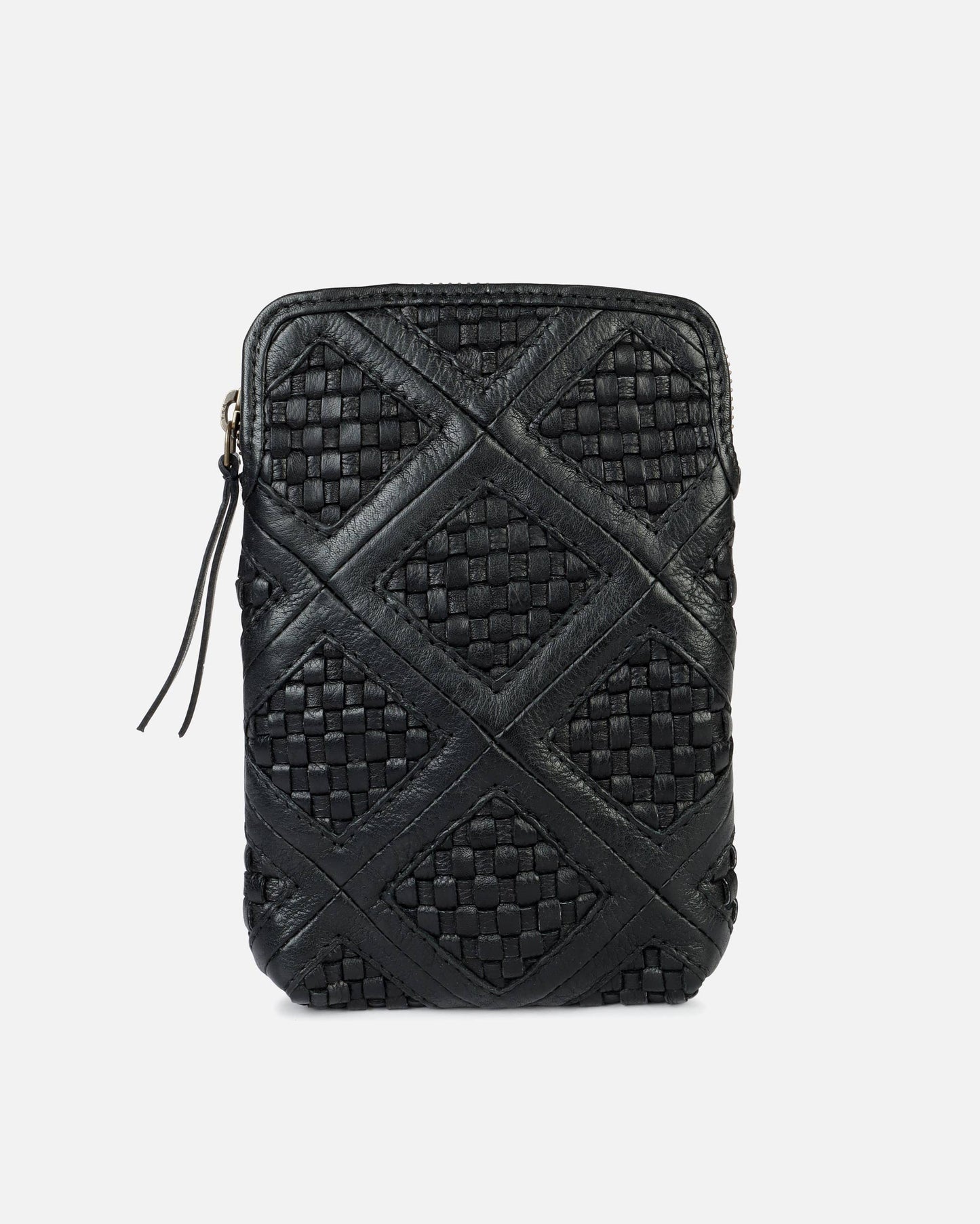 Milder | Full Grain Leather Crossbody Phone Zip Bag Women