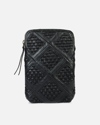 Milder | Full Grain Leather Crossbody Phone Zip Bag Women