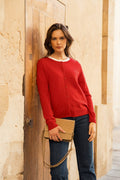 Cashmere Crew Cardigan