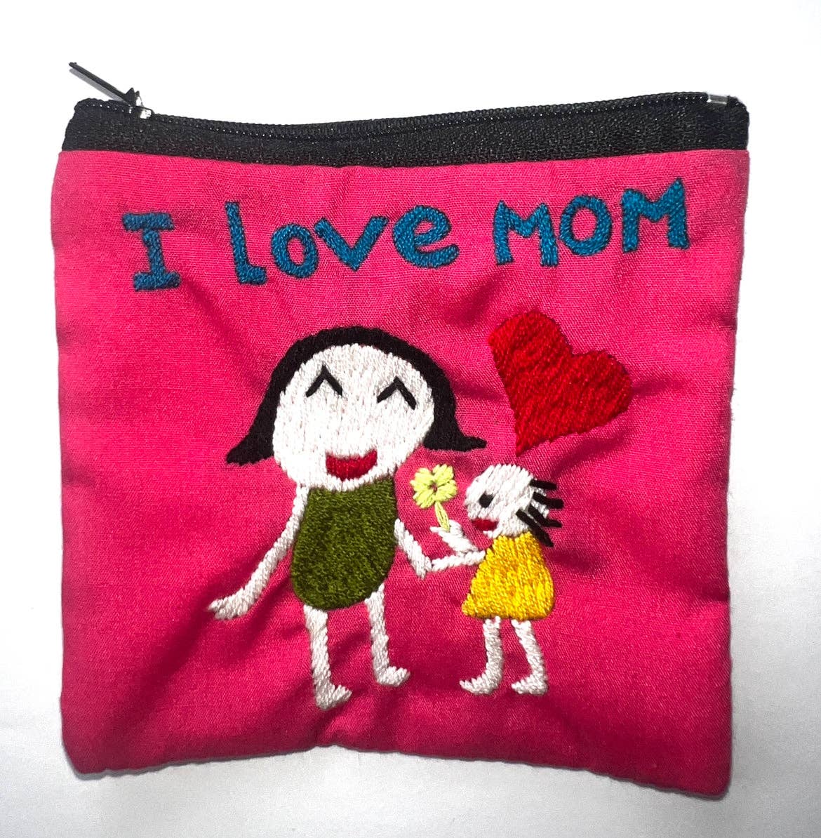 "Chalee" Hand Embroidered Pouches by Hmong Youth in Laos