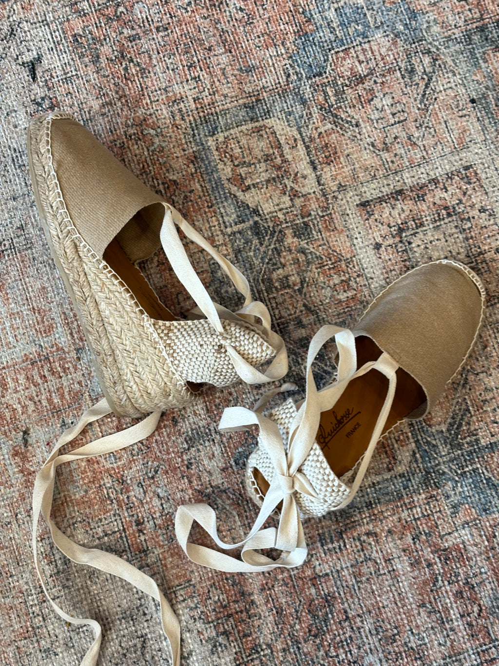 Jade Natural Wedge Sandals