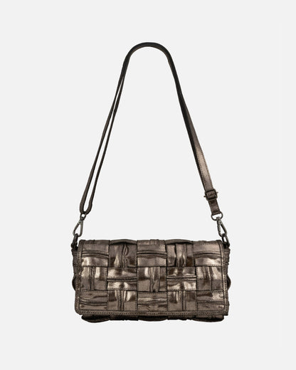 Dries | Metallic Leather Crossbody Bag